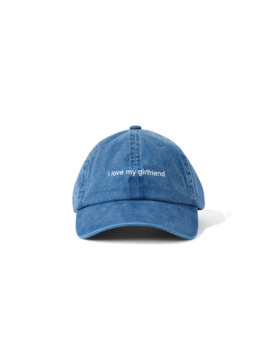 i love my girlfriend - denim hat