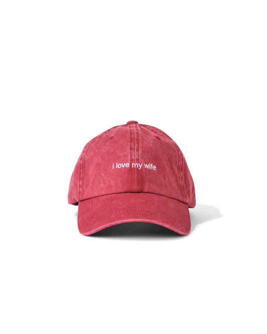 i love my wife - burgundy hat