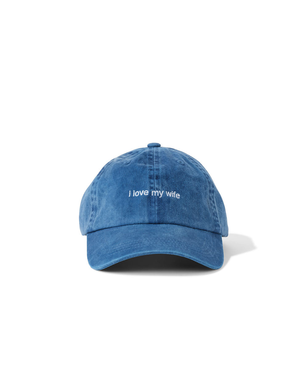 i love my wife - denim hat